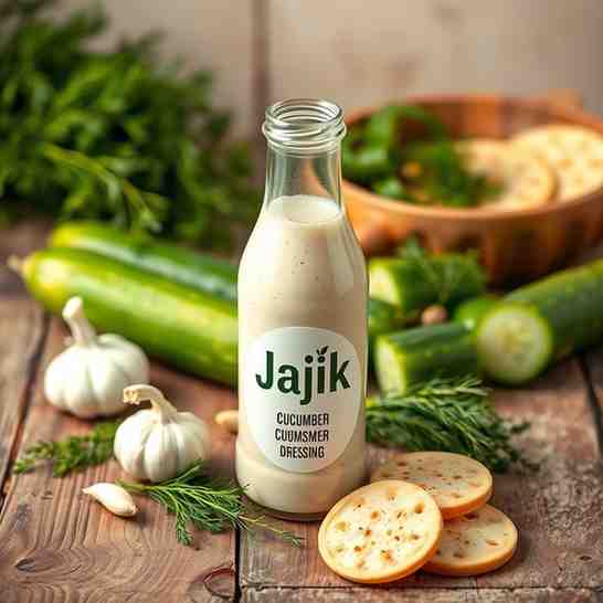Jajik - The Best Creamy Cucumber Salad Dressing Recipe